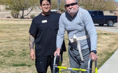 Enjoying the Outdoors with Therapy Department