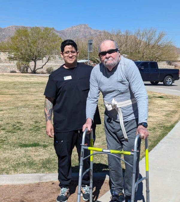 Enjoying the Outdoors with Therapy Department